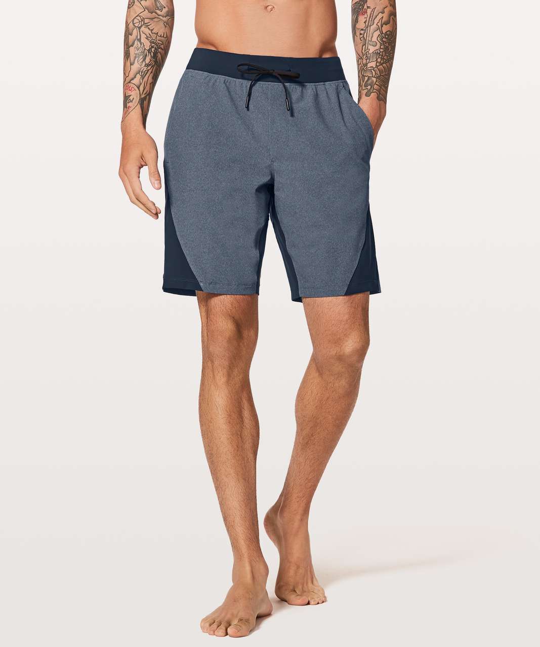 Lululemon Namaste At The Beach Short II *9" - Heathered Deep Navy