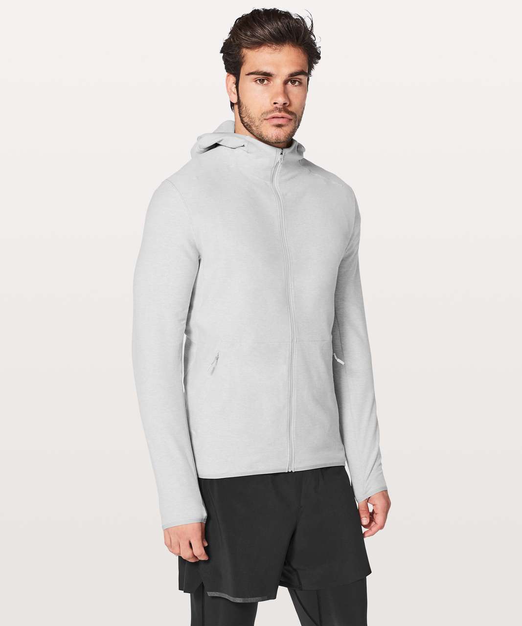 Lululemon Surge Warm Full Zip - Heathered Sea Salt (First Release)