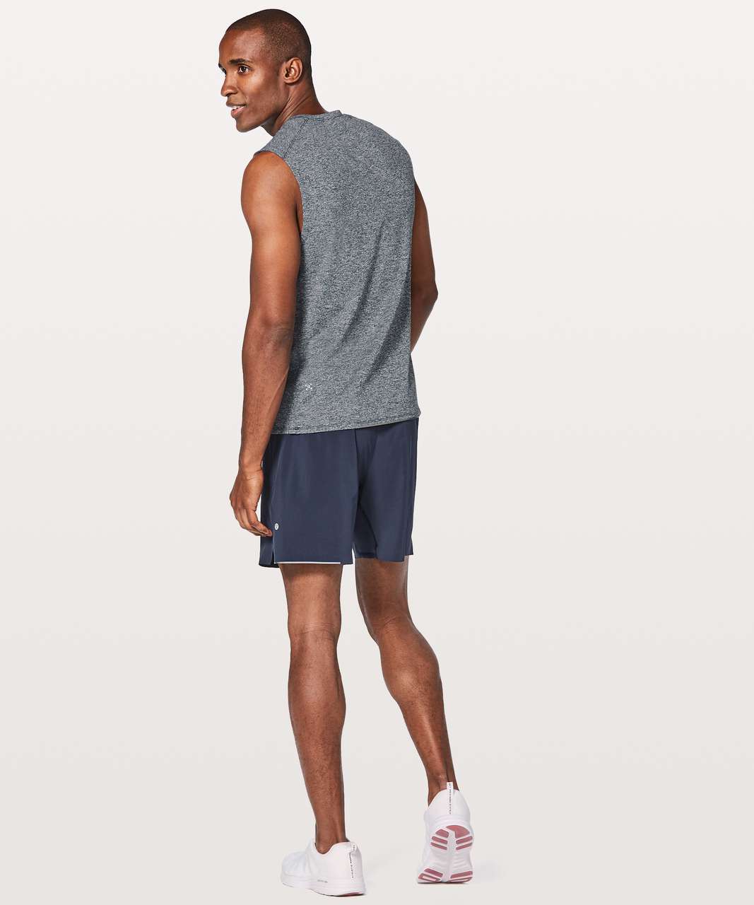 Lululemon Drysense Mesh Sleeveless - Heathered True Navy