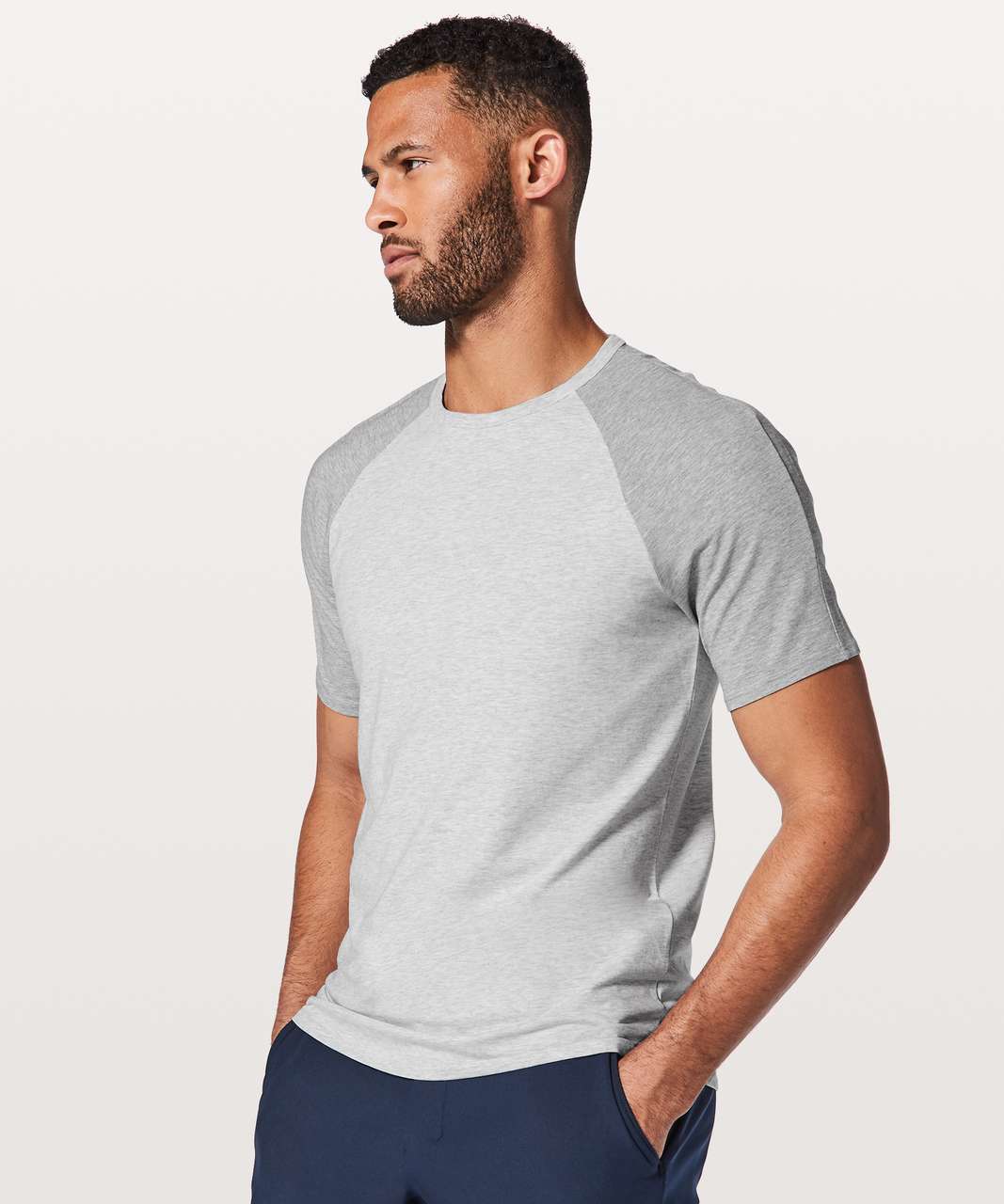 Lululemon Bodhi Short Sleeve Hoodie - Heathered Medium Grey