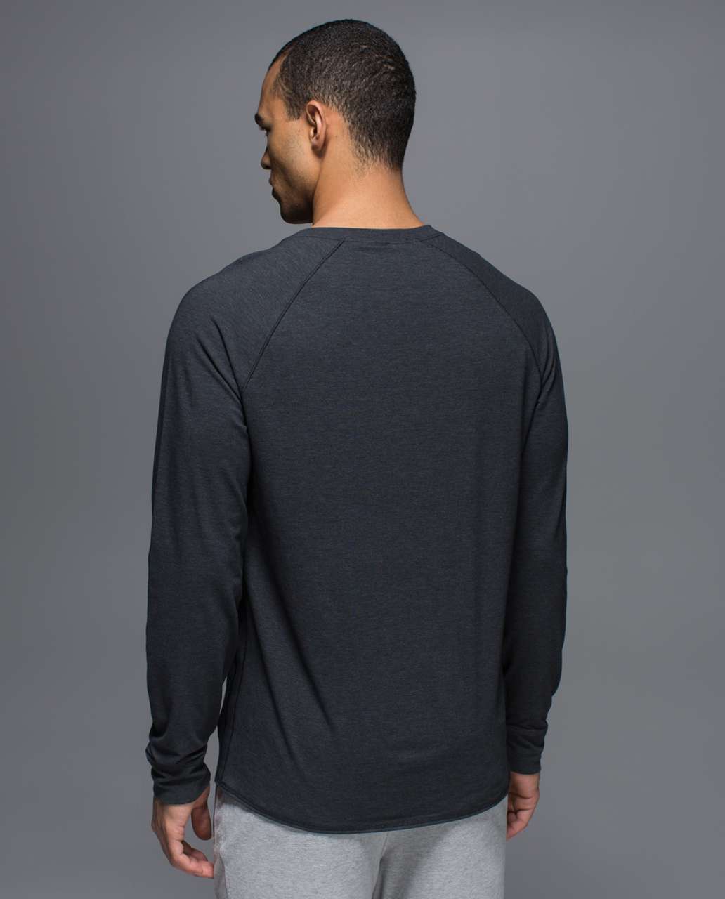 Lululemon Bodhi Long Sleeve - Heathered Black