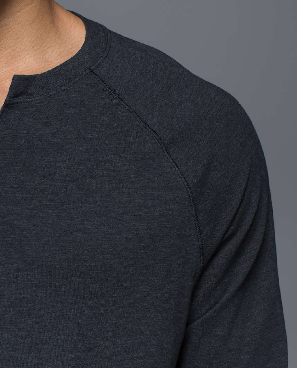 Lululemon Bodhi Long Sleeve - Heathered Black