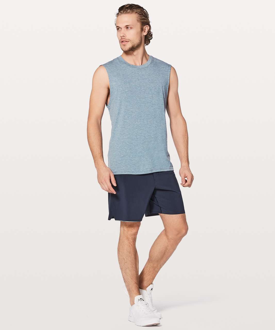 Lululemon Somatic Aero Sleeveless - Heathered Poseidon