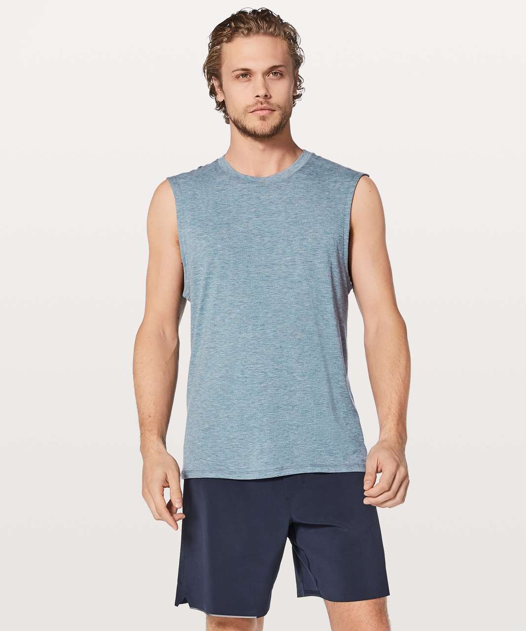 Lululemon Somatic Aero Sleeveless - Heathered Poseidon