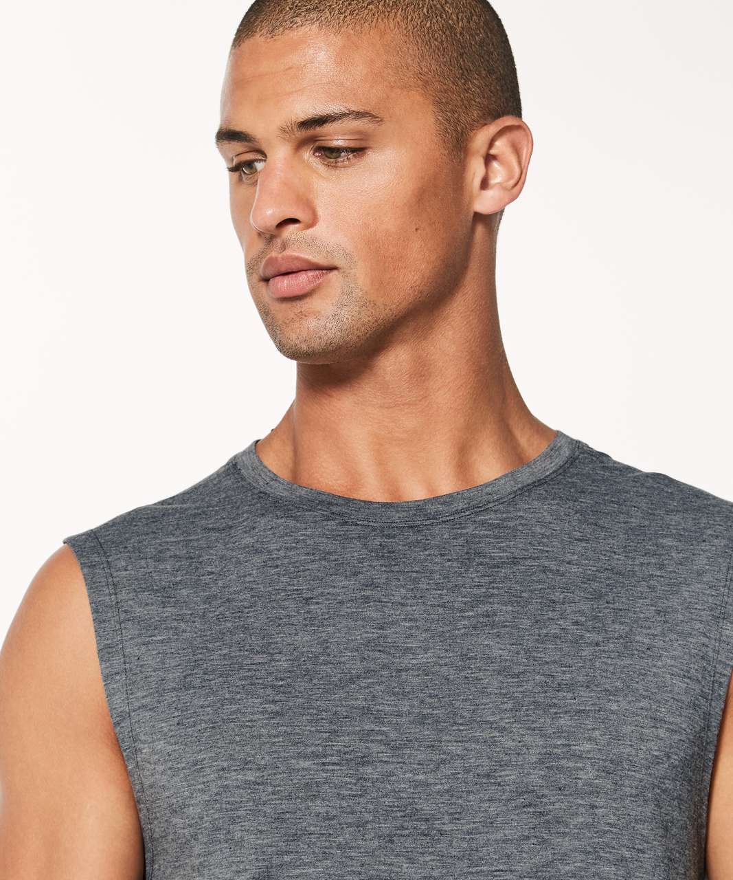 Lululemon Somatic Aero Sleeveless - Heathered Black (First Release ...