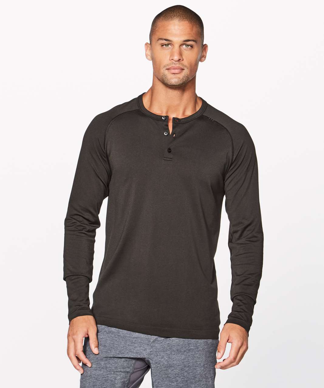 Lululemon Metal Vent Tech Long Sleeve - Black / White (First Release) -  lulu fanatics