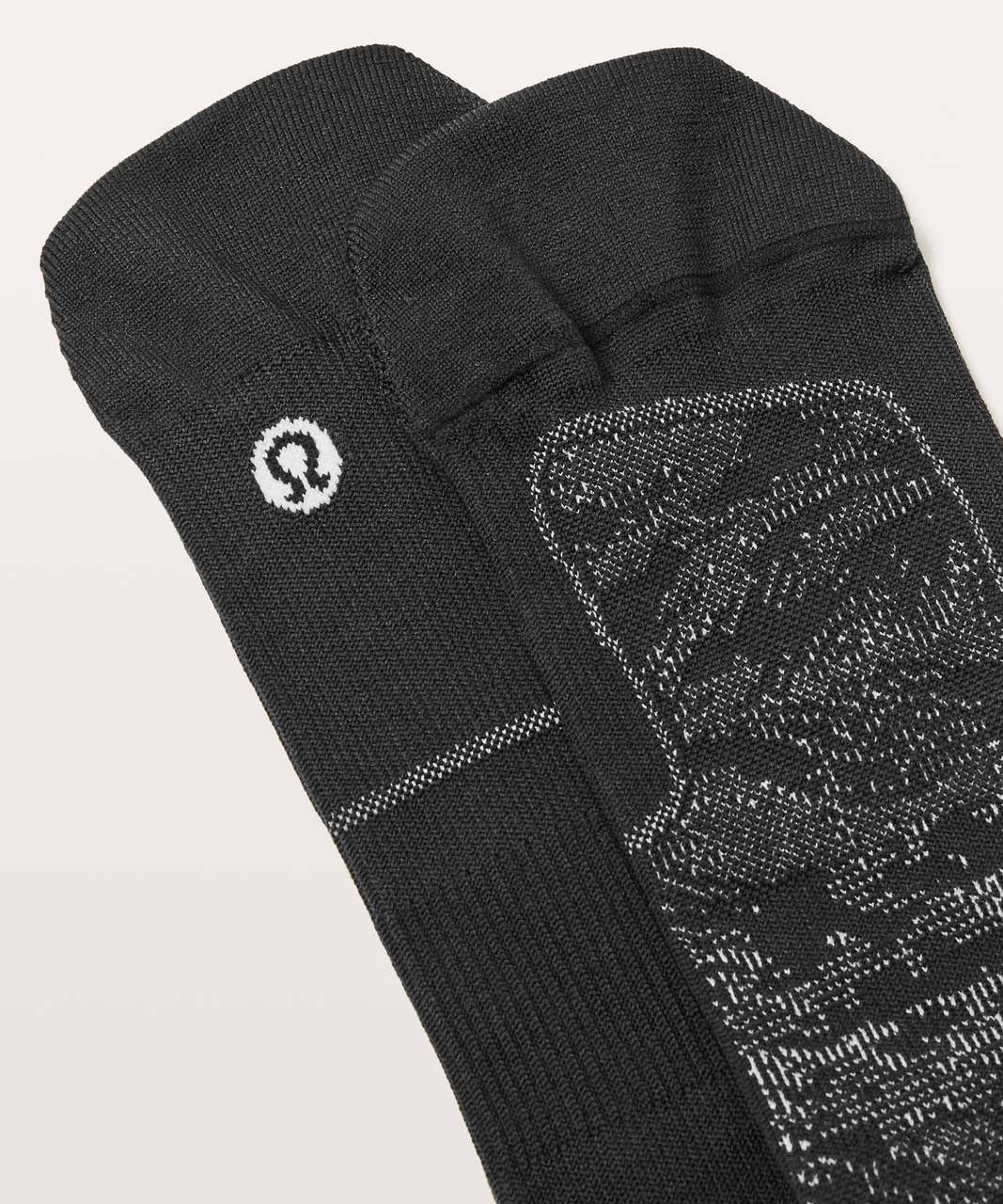 Lululemon Surge Sock *Silver - Black / White (First Release)