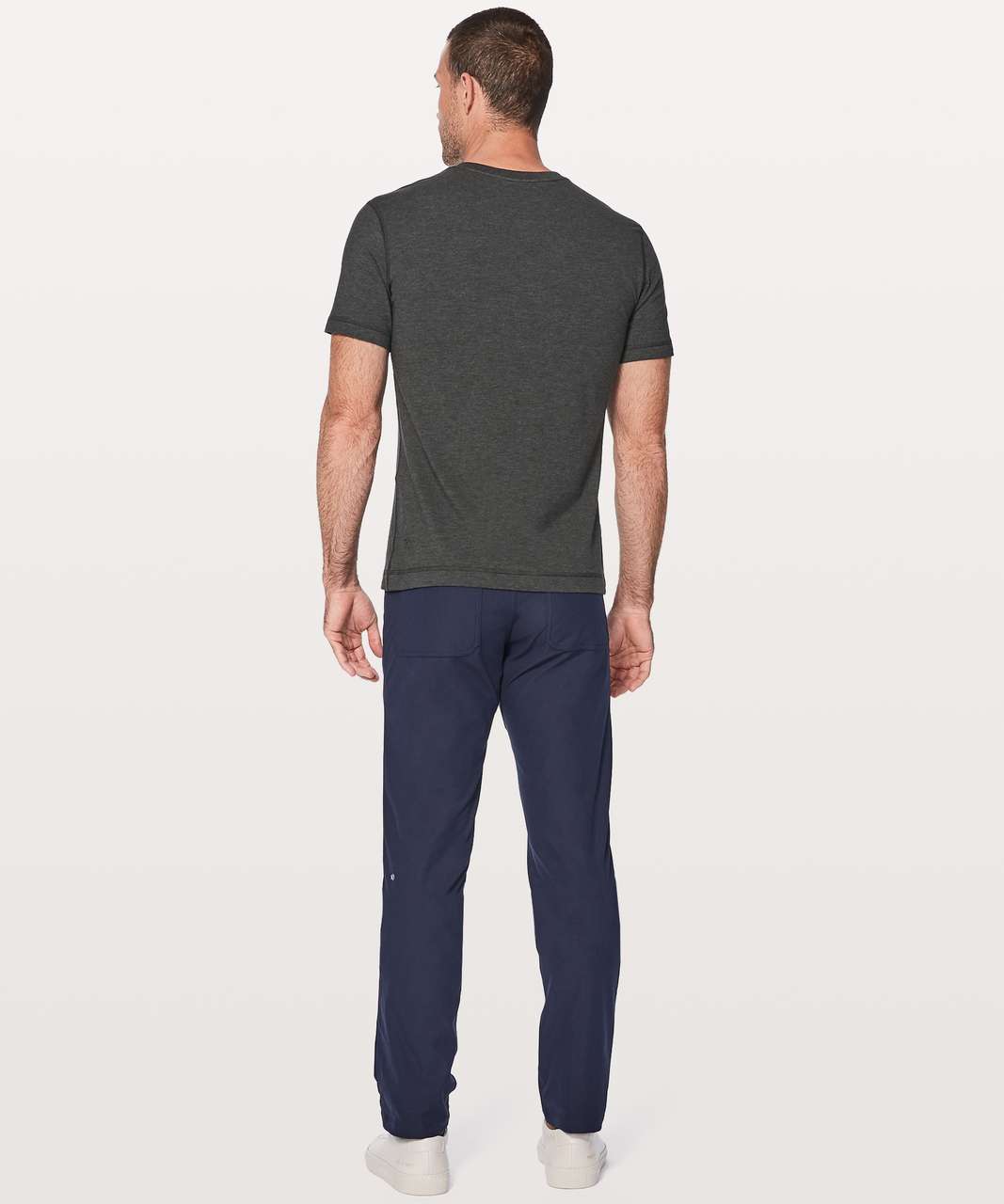 Lululemon 5 Year Basic V - Heathered Black