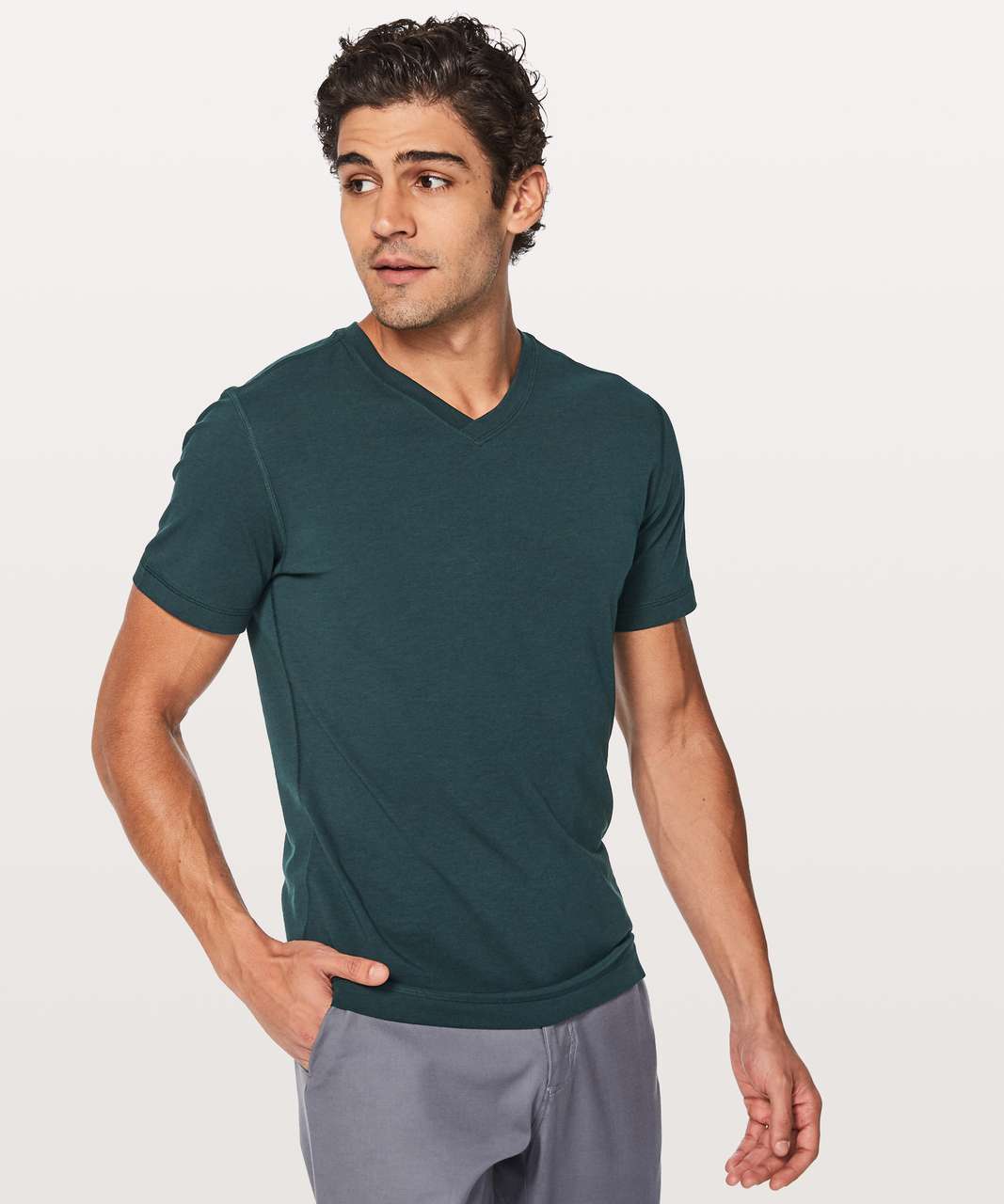 Lululemon 5 Year Basic V - Nocturnal Teal