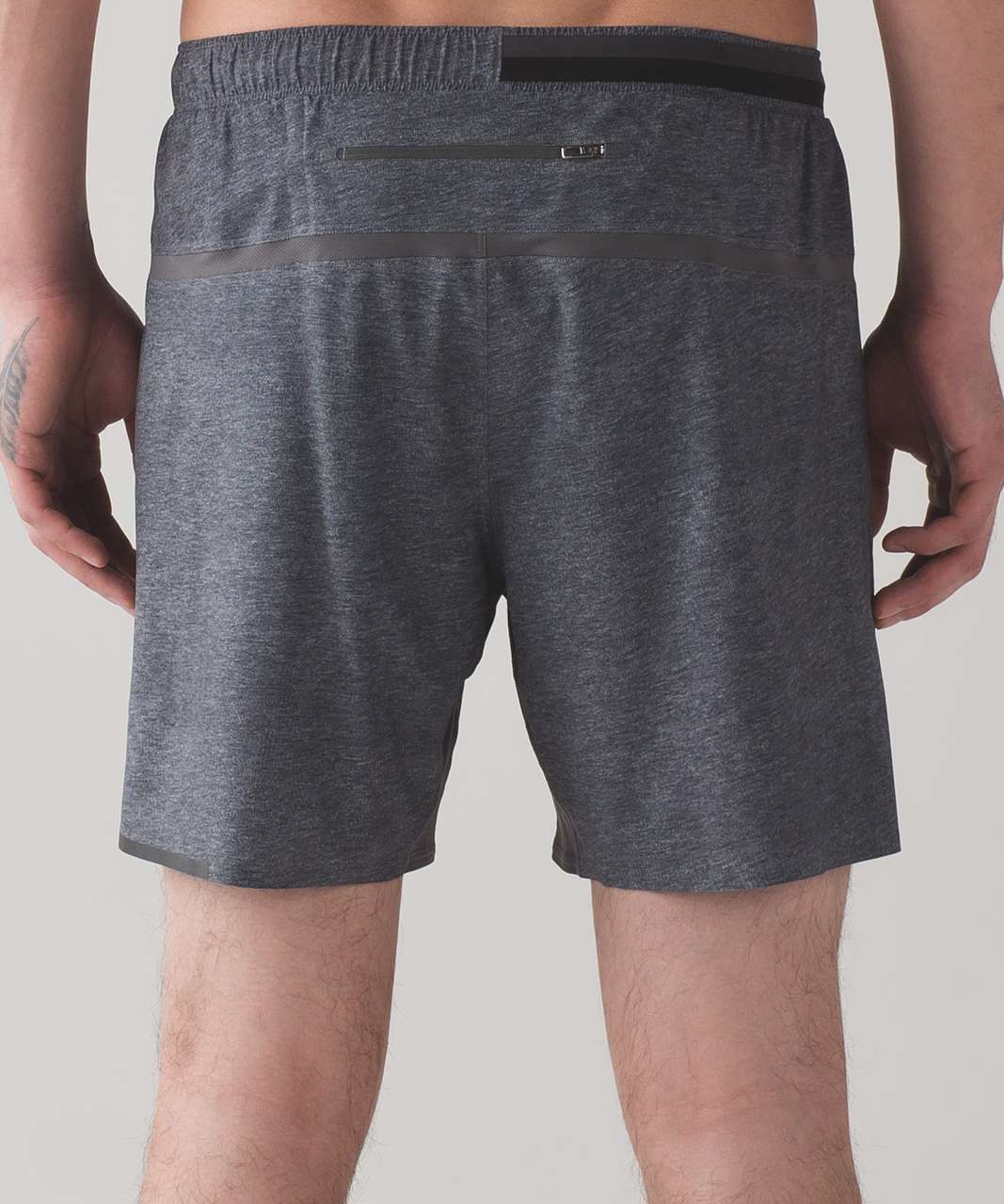 Lululemon Surge Short *7 - Heathered Texture Printed Mercury Deep