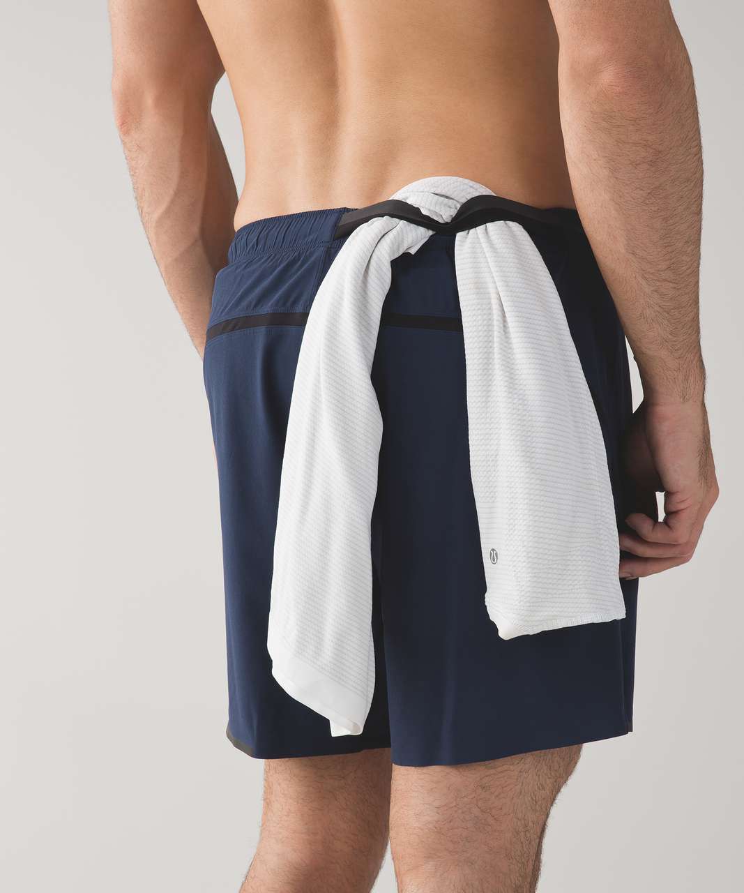 Lululemon Surge Short *7 - Deep Navy / Black - lulu fanatics