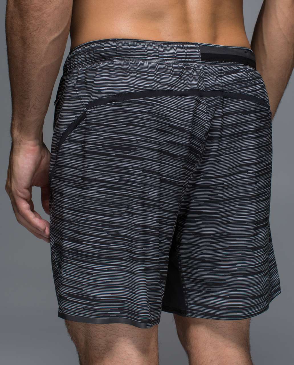 Lululemon Surge Short *7" - Less Space Black Greyt