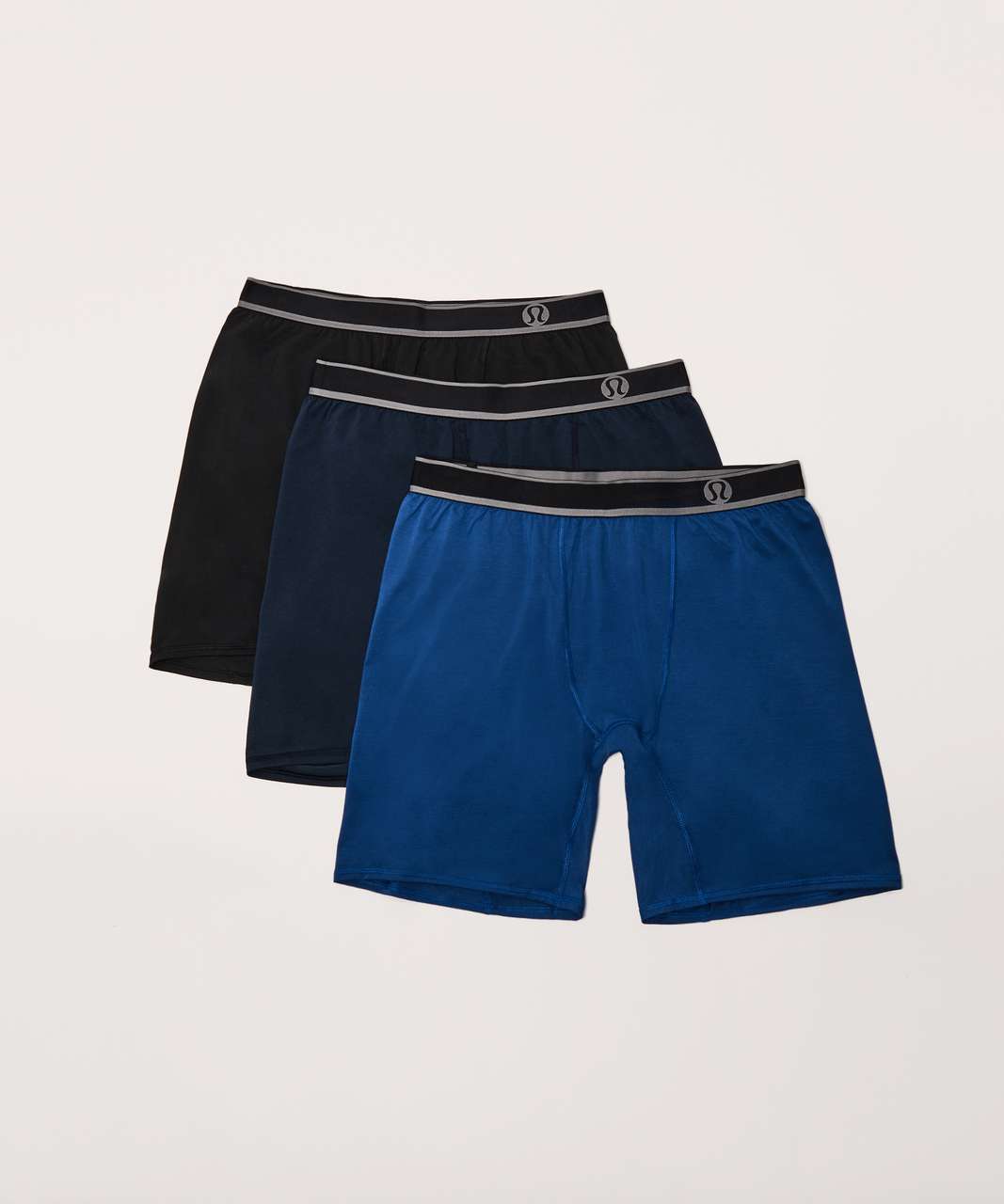 Lululemon Game On Boxer Brief 3 Pack - Black / Nautical Navy / Dark Cobalt