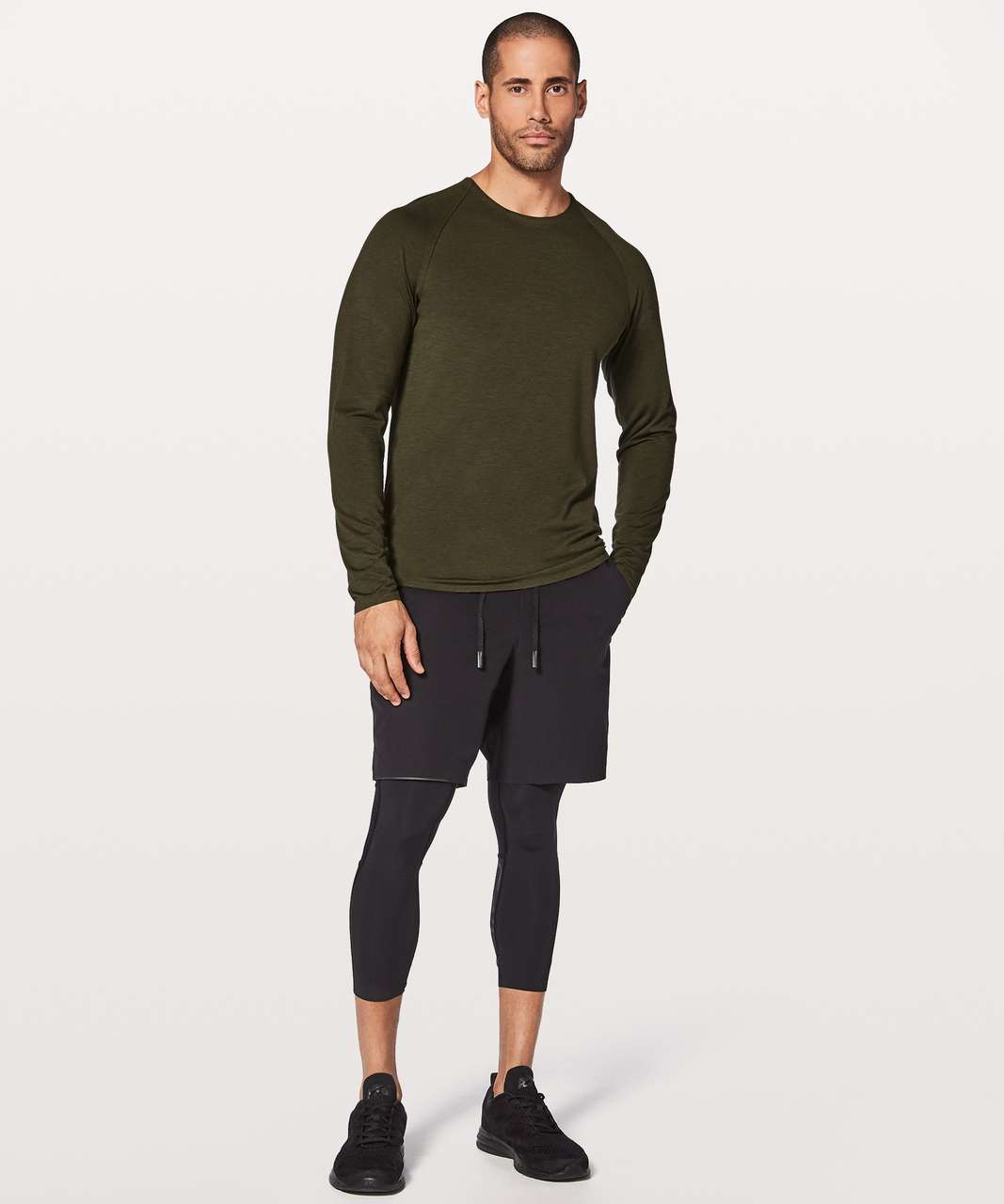 Lululemon lululemon x Roden Gray Long Sleeve T - Dark Olive