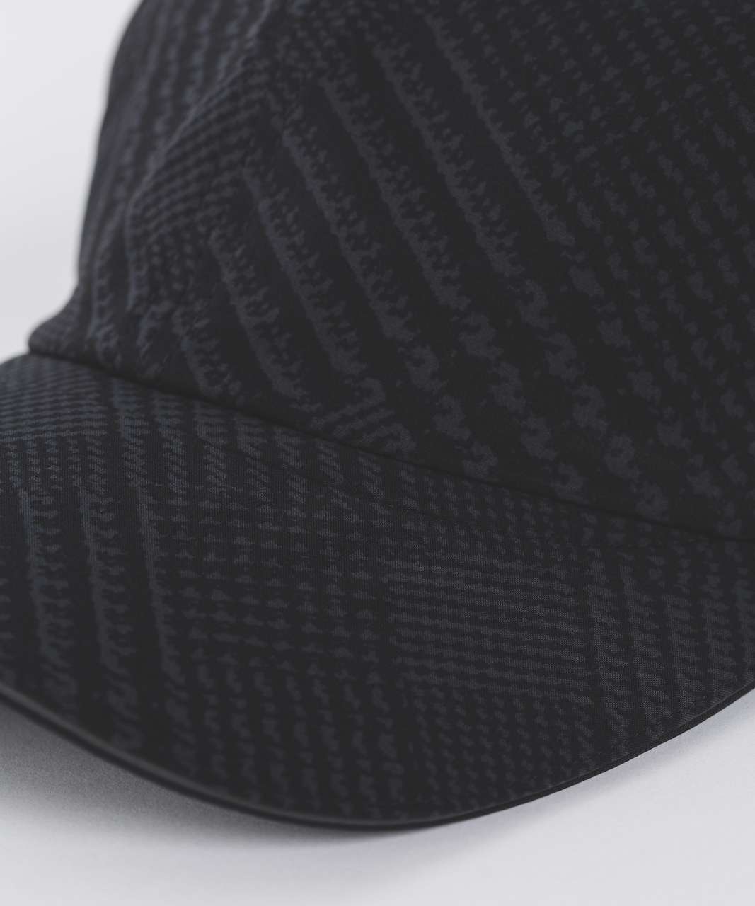 Lululemon Lightspeed Run Hat - Greater Moor Check Deep Coal Black