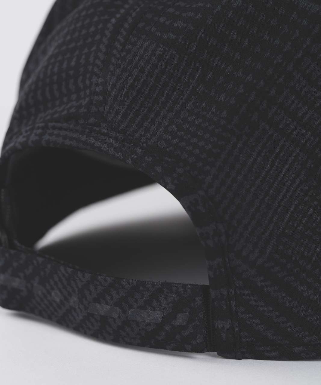 Lululemon Lightspeed Run Hat - Greater Moor Check Deep Coal Black