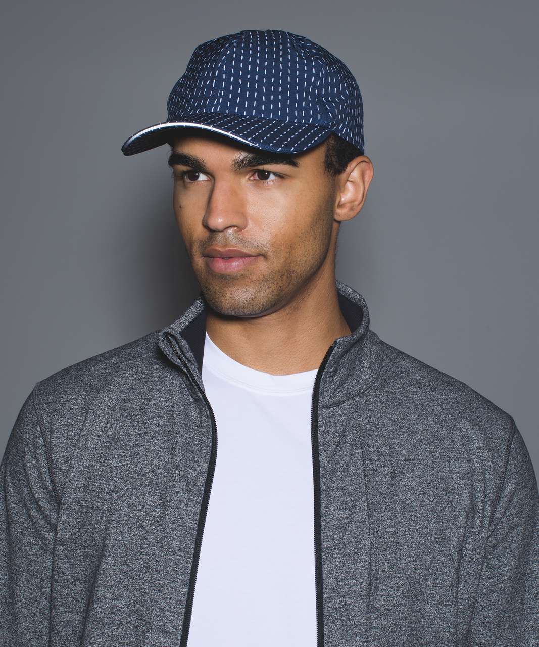 Lululemon Lightspeed Run Hat - Light Years White Deep Navy