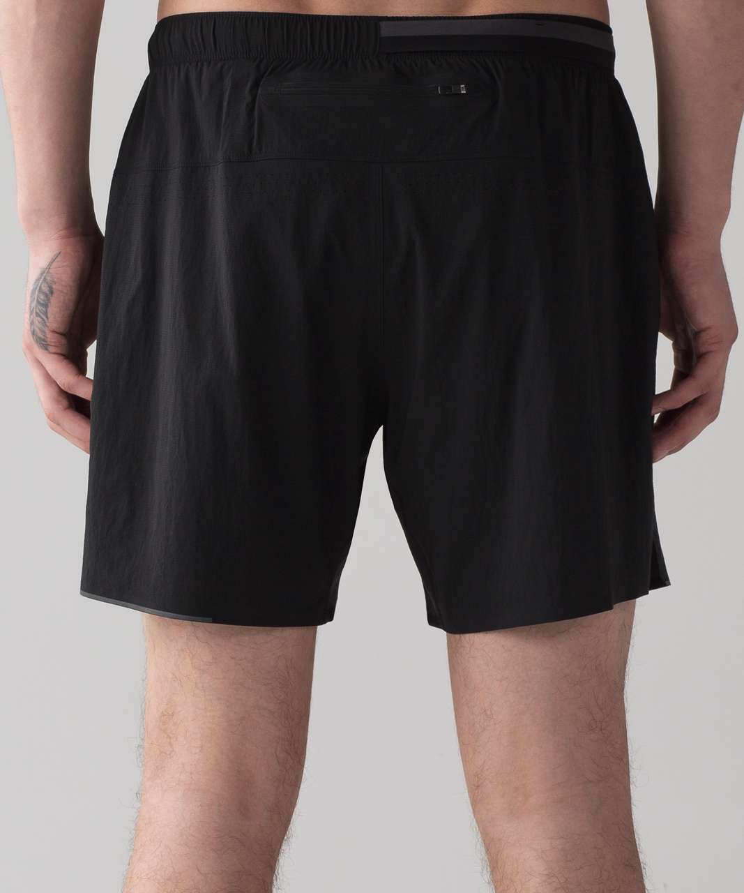 New Lululemon Men's Surge Short Sz Large 7 Black With Tag