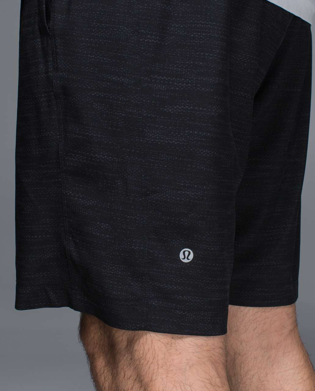 Lululemon T.H.E. Short 9" - All Court Texture Deep Coal Black