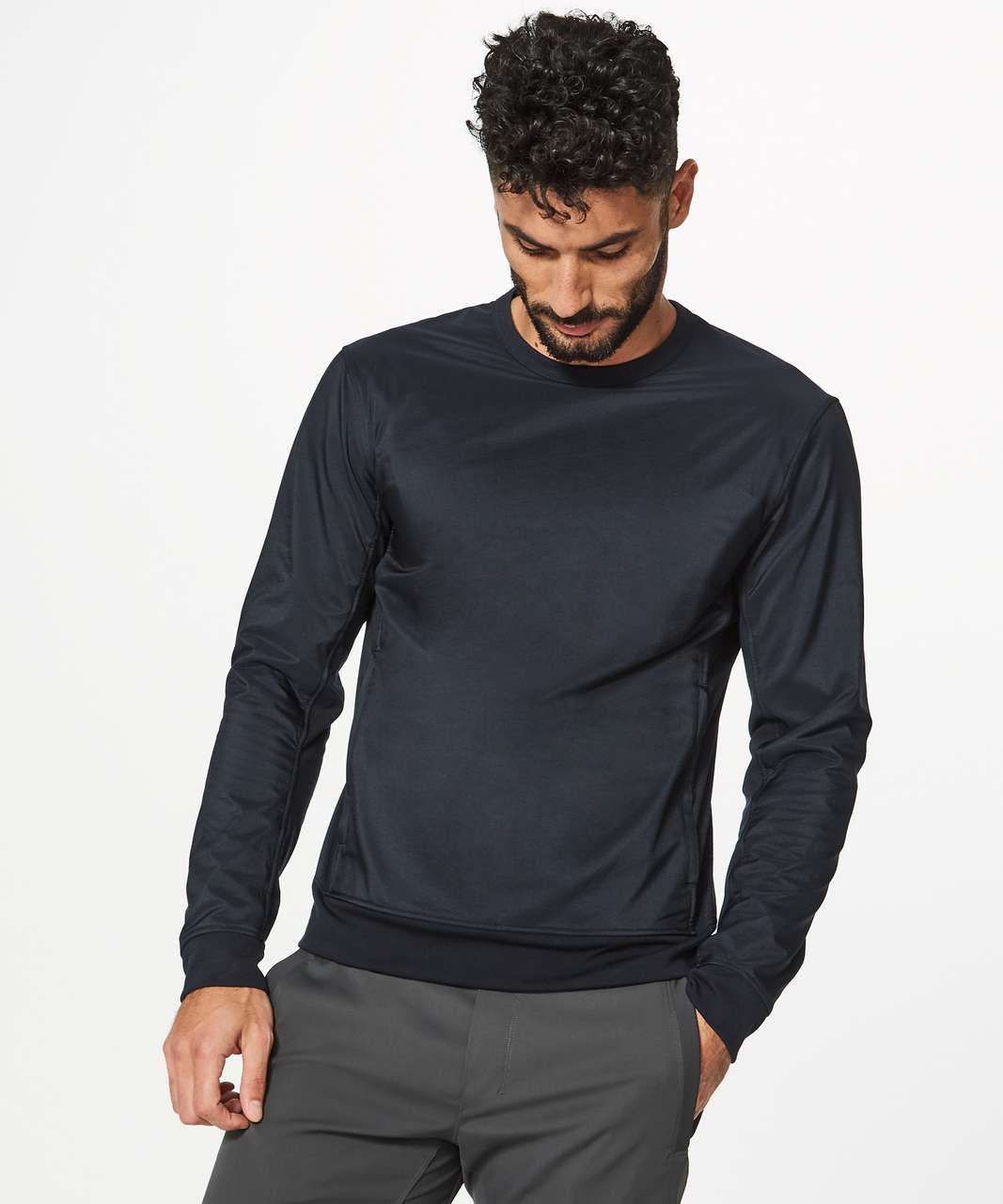 lululemon mens crew neck sweatshirt