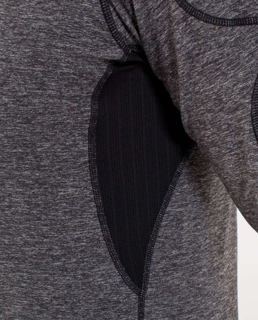 Lululemon Surge Half Zip - Heathered Black