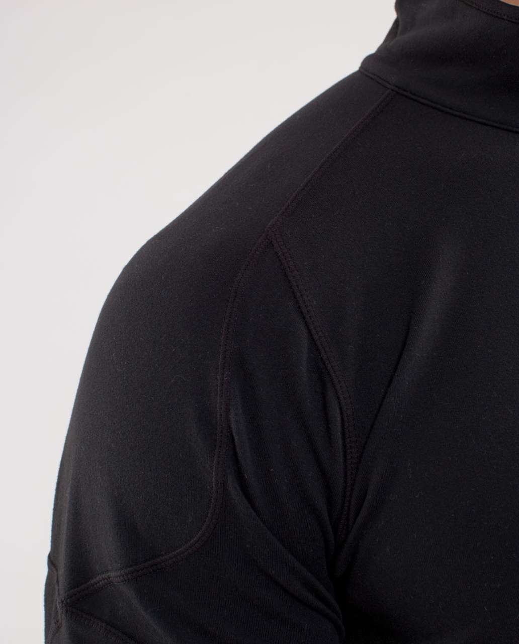 Lululemon Surge Half Zip - Black - lulu fanatics