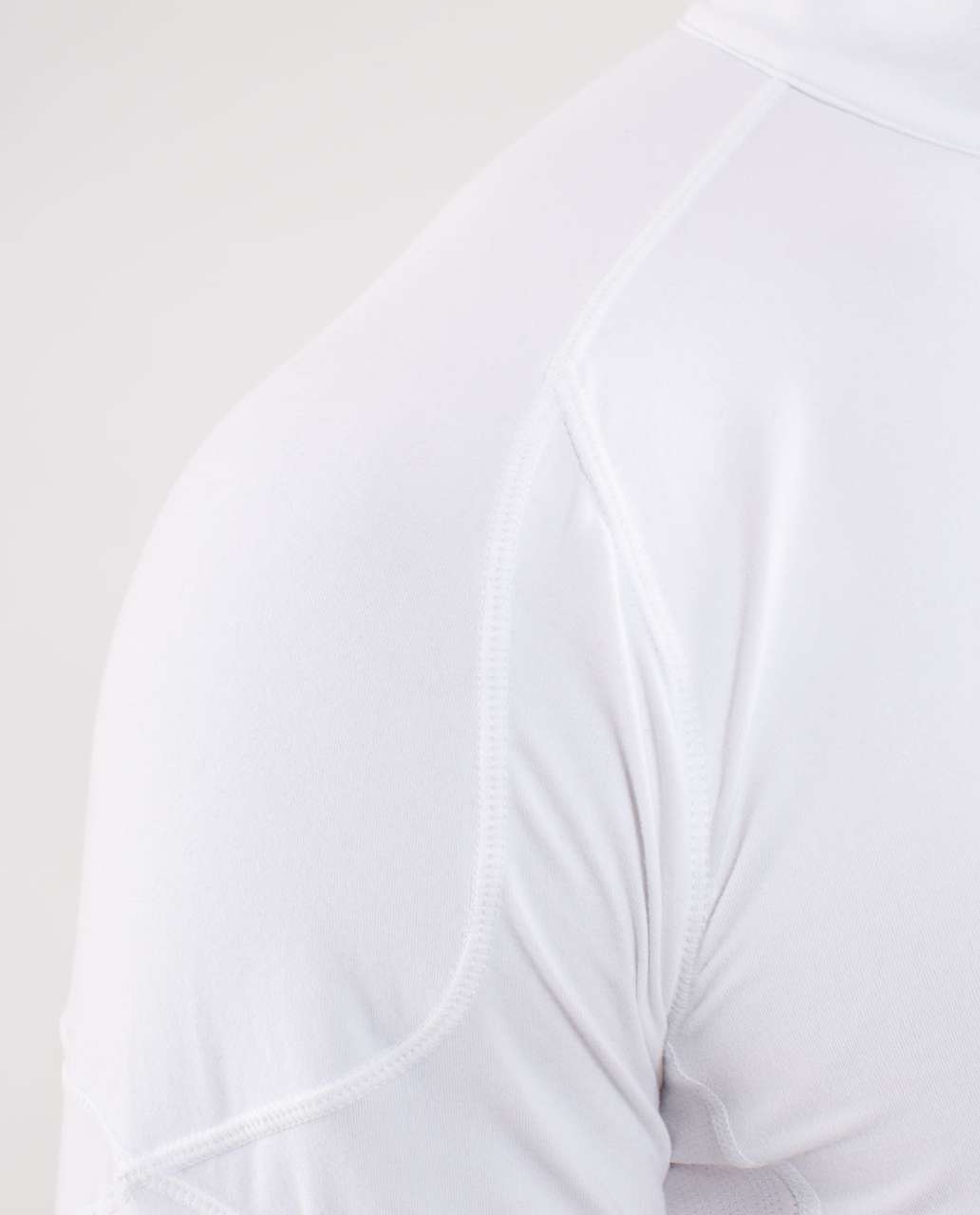 Lululemon Surge Warm Half-zip - Heathered Sea Salt