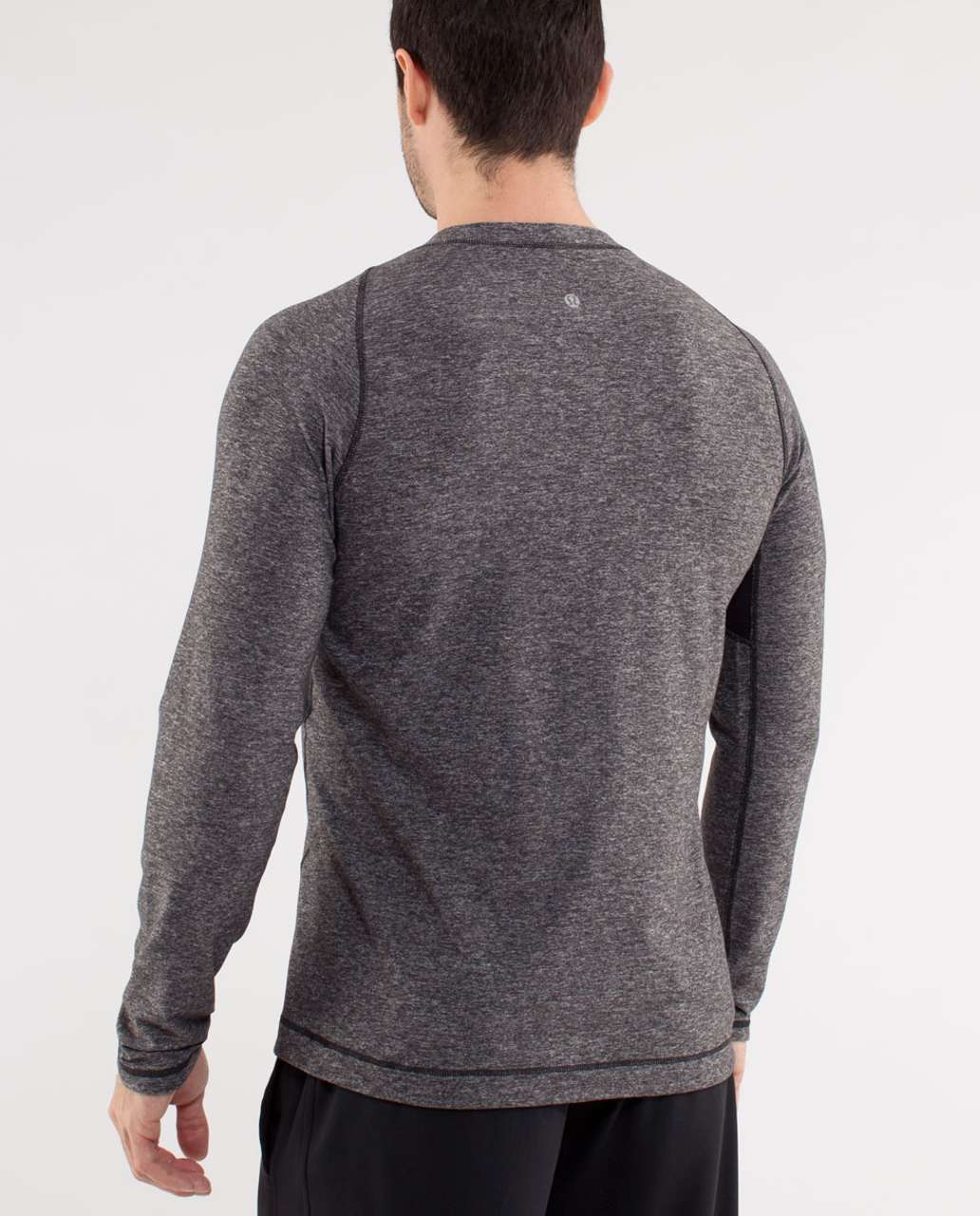 Lululemon Surge Long Sleeve - Heathered Black