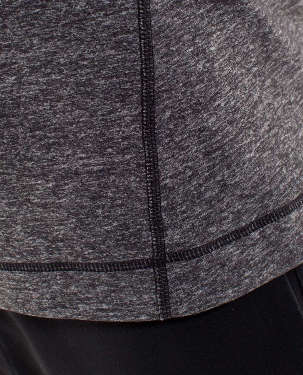 Lululemon Surge Long Sleeve - Heathered Black