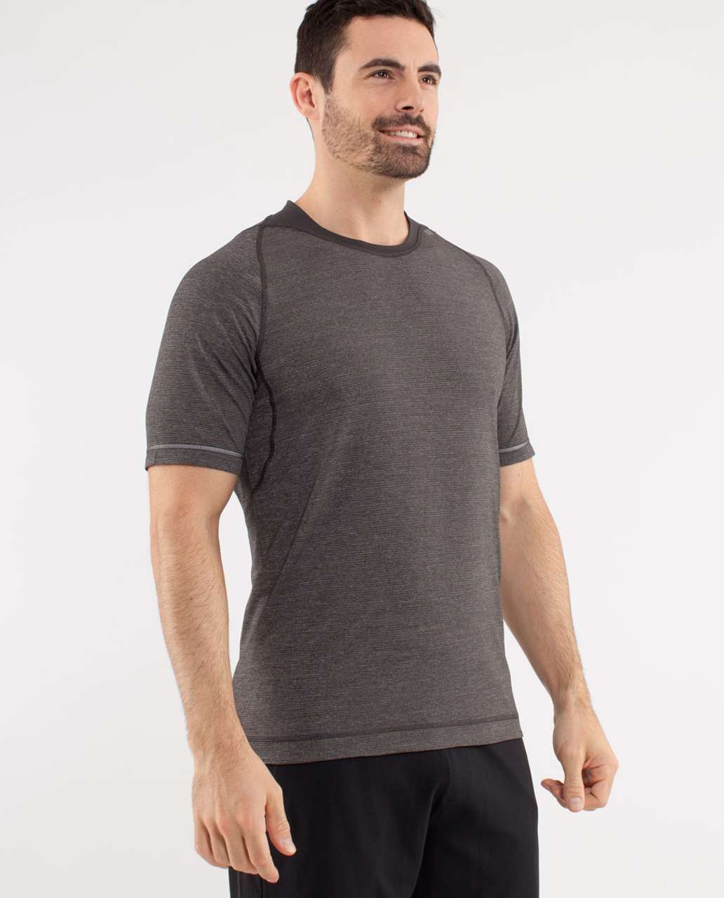 Lululemon Bolt Tech II Short Sleeve - Heathered Soot