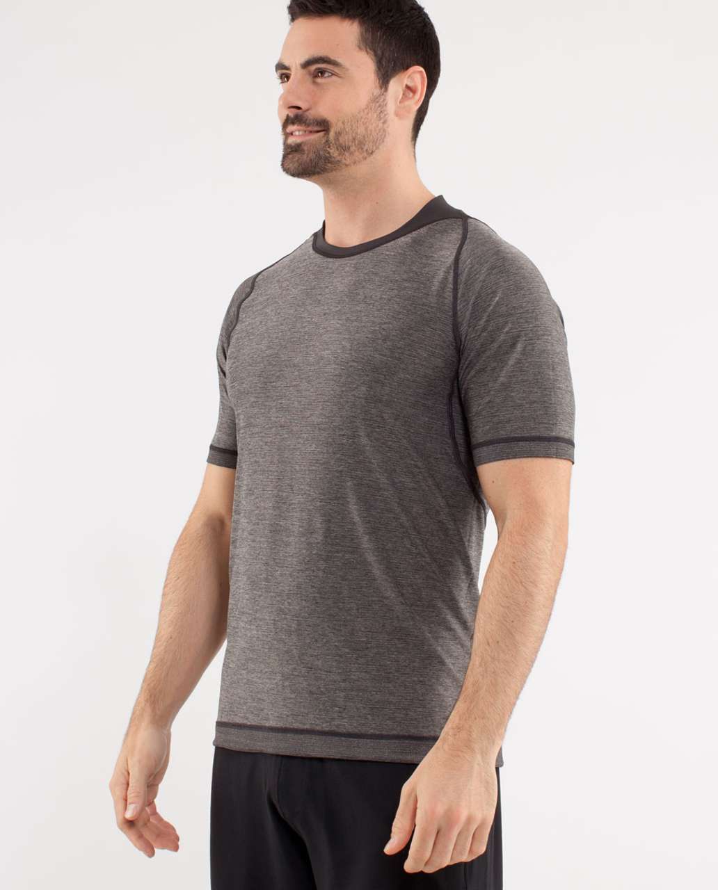 Lululemon Bolt Tech II Short Sleeve - Heathered Soot