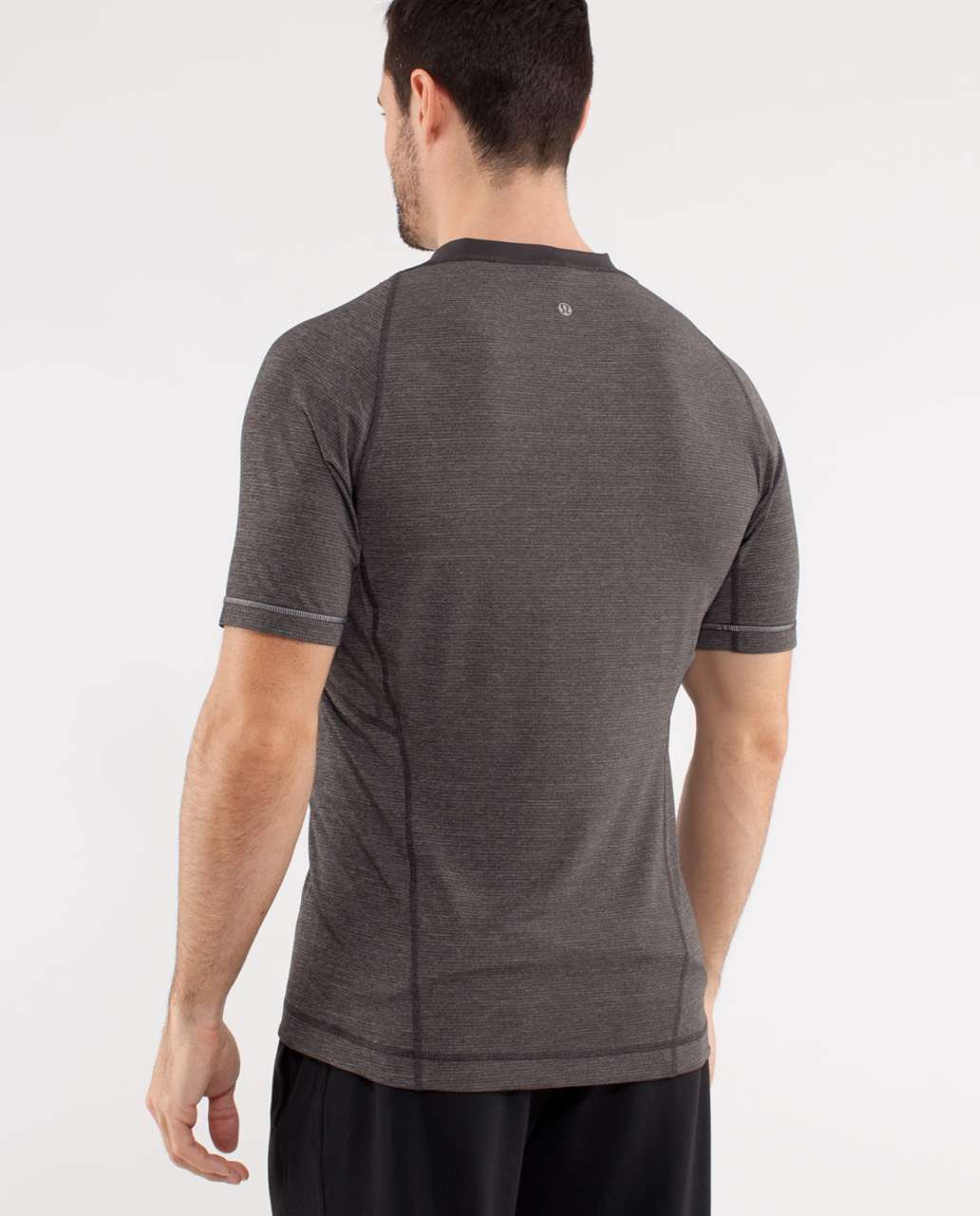 Lululemon Bolt Tech II Short Sleeve - Heathered Soot - lulu fanatics