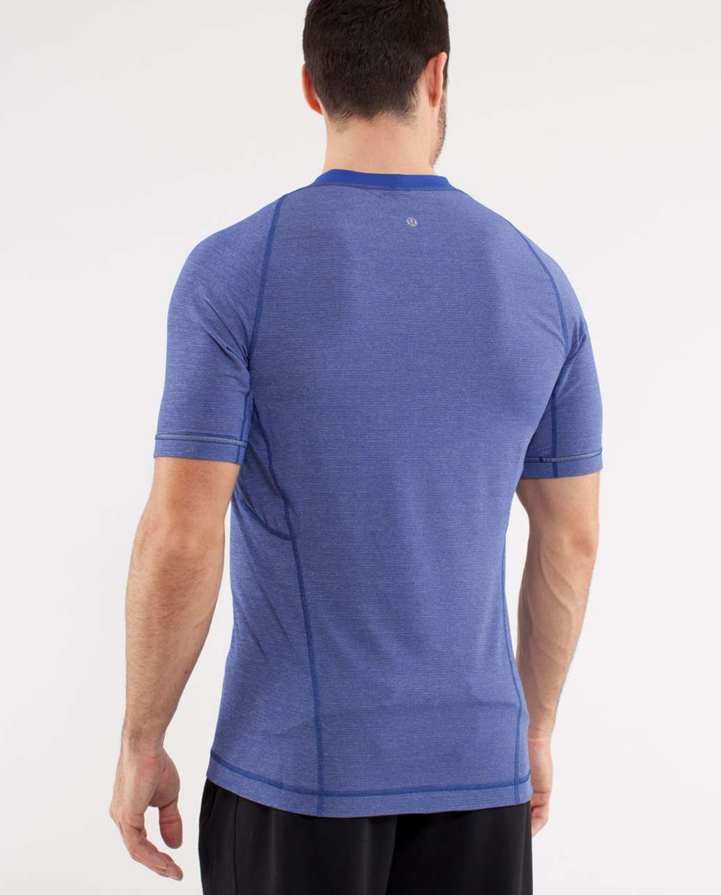 Lululemon Bolt Tech II Short Sleeve - Heathered Sapphire Blue - lulu ...