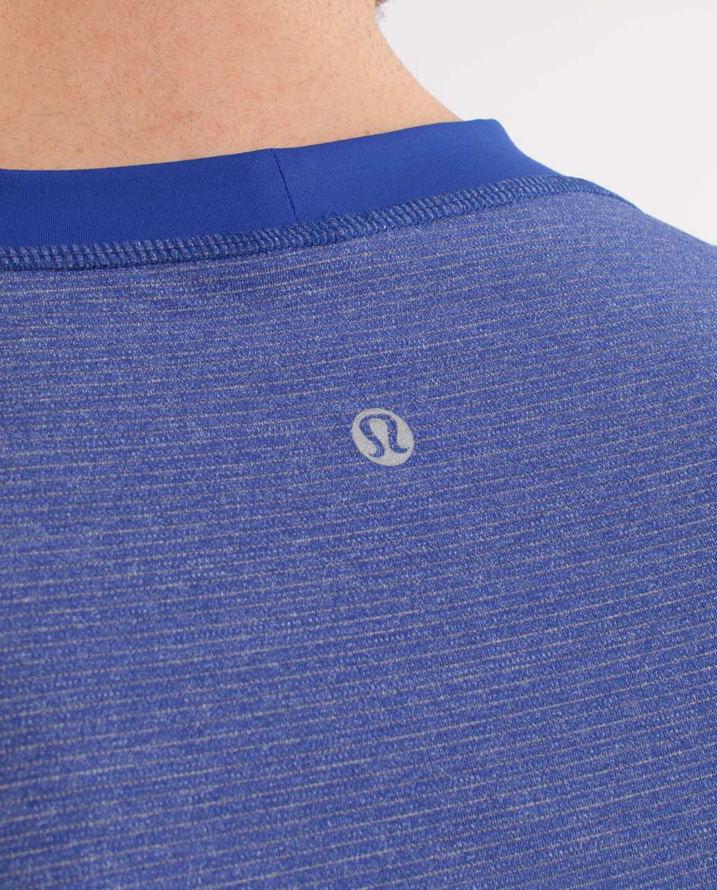 Lululemon Bolt Tech II Short Sleeve - Heathered Sapphire Blue