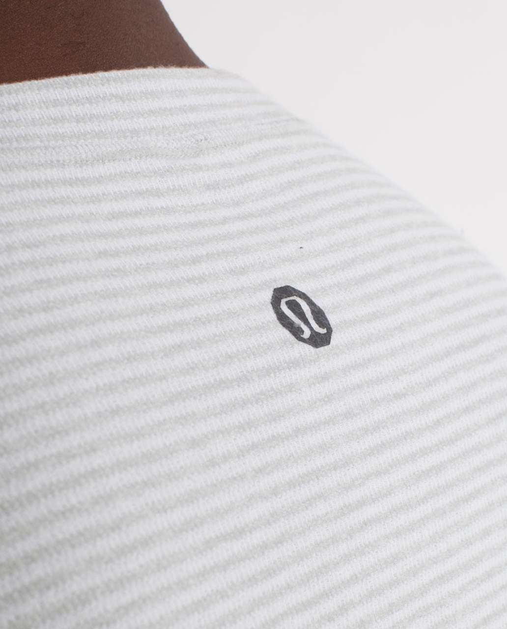 Lululemon Reverse Run Long Sleeve - White / Monument