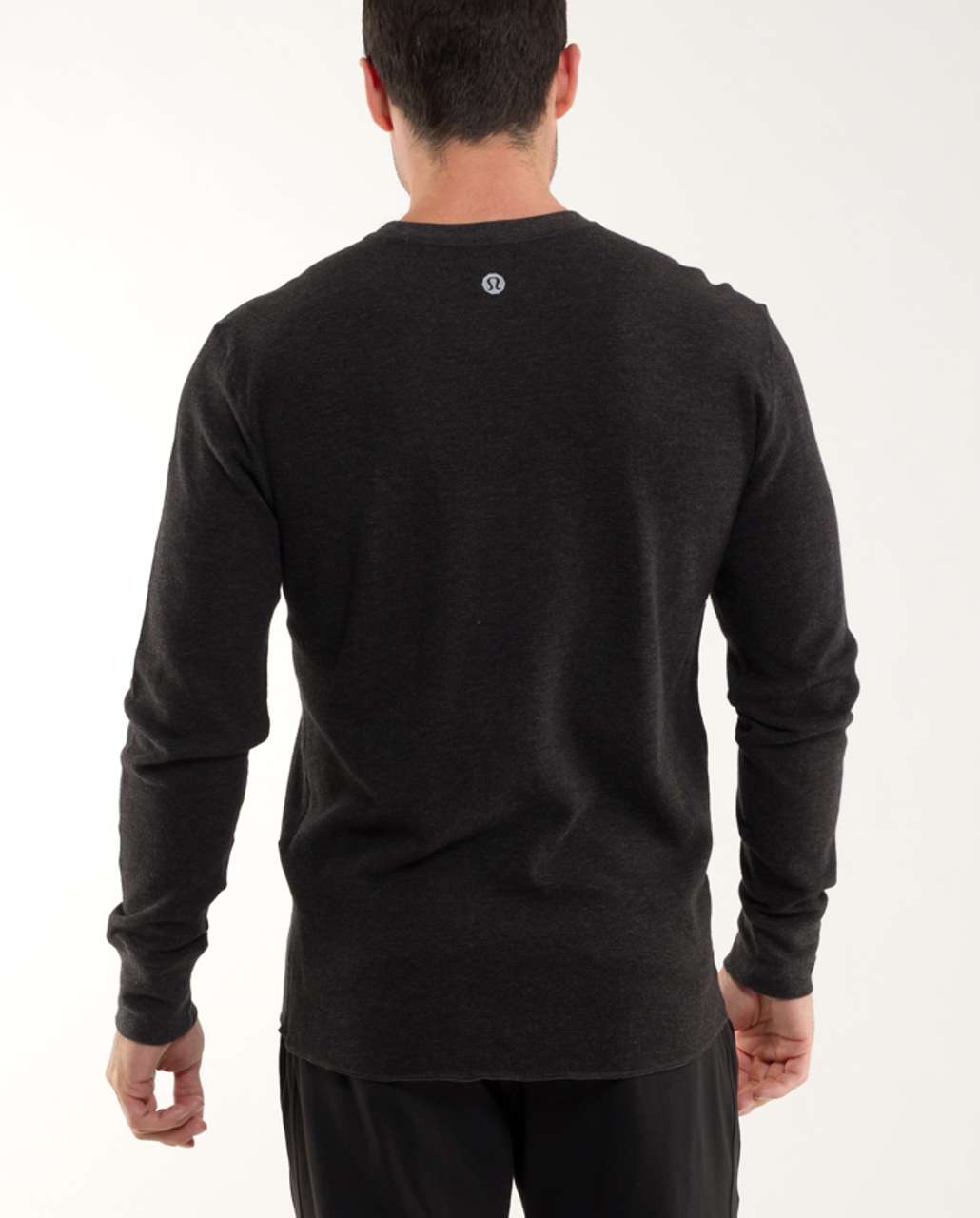 Lululemon Binary Crew - Black Heathered Soot Microstripe / Heathered Soot (First Release)