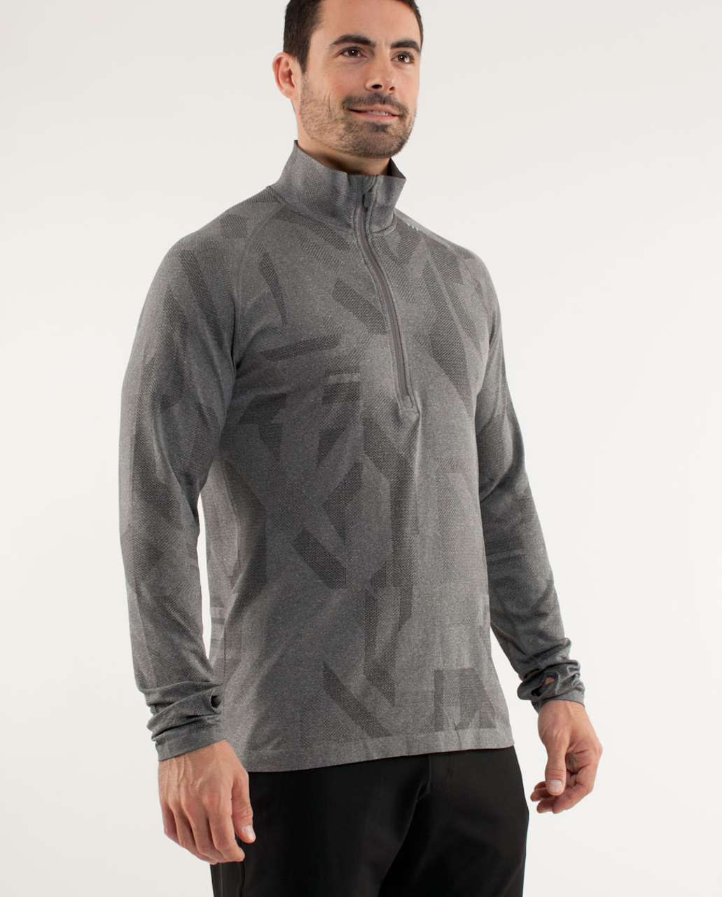 Lululemon Metal Vent Tech Zip *Camo - Slate