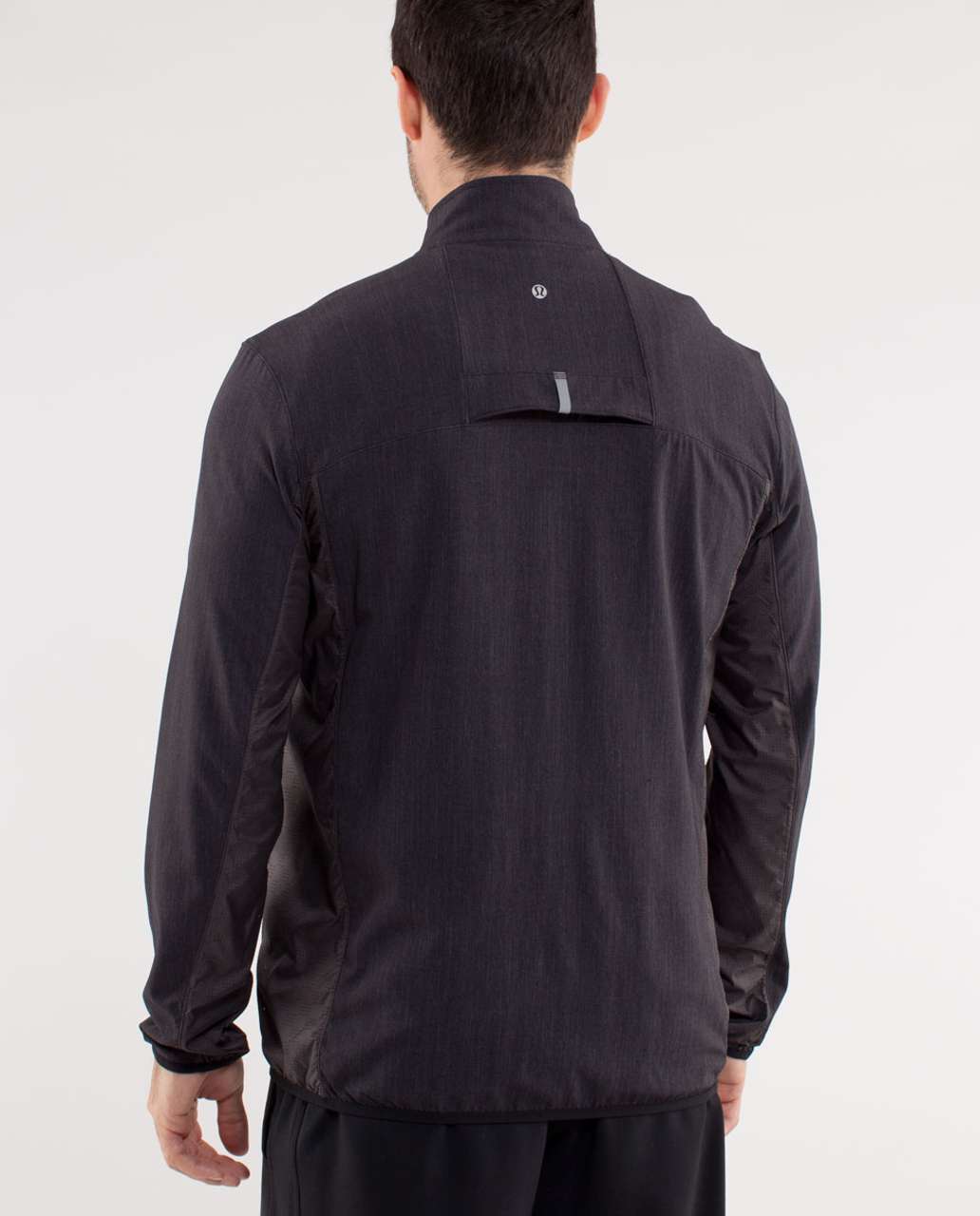 Lululemon Surge Jacket - Heathered Soot - lulu fanatics