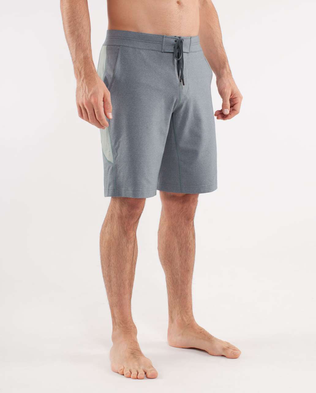 Lululemon Kung Fu Short - Heathered Deep Shore /  Heathered Earl Grey