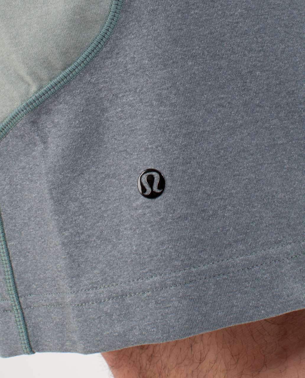 Lululemon Kung Fu Short - Heathered Deep Shore /  Heathered Earl Grey