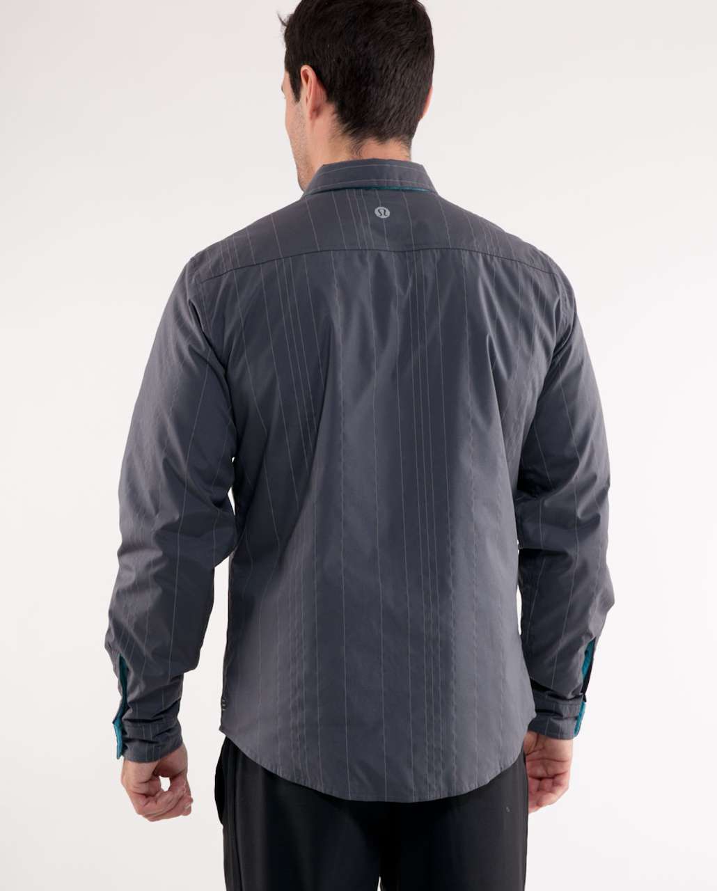 Lululemon 180 Shirt Jack - Dark Slate / Baby Blue