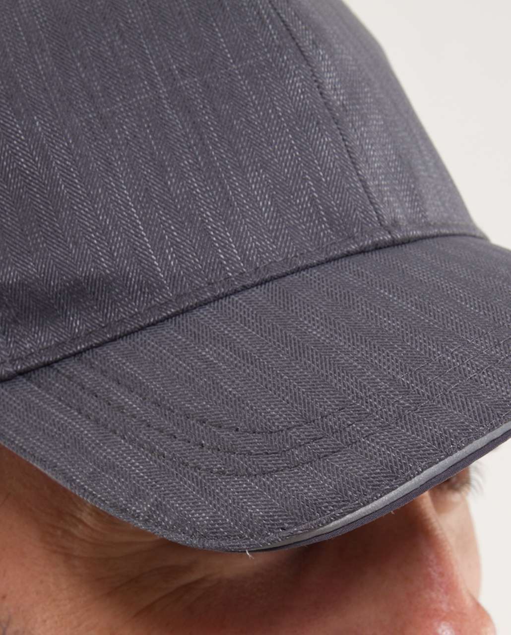 Lululemon Homerun Hat - Black Dark Slate Herringbone