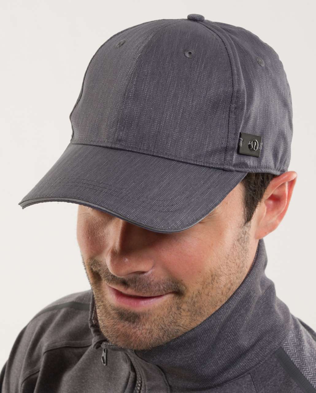 Lululemon Homerun Hat - Black Dark Slate Herringbone