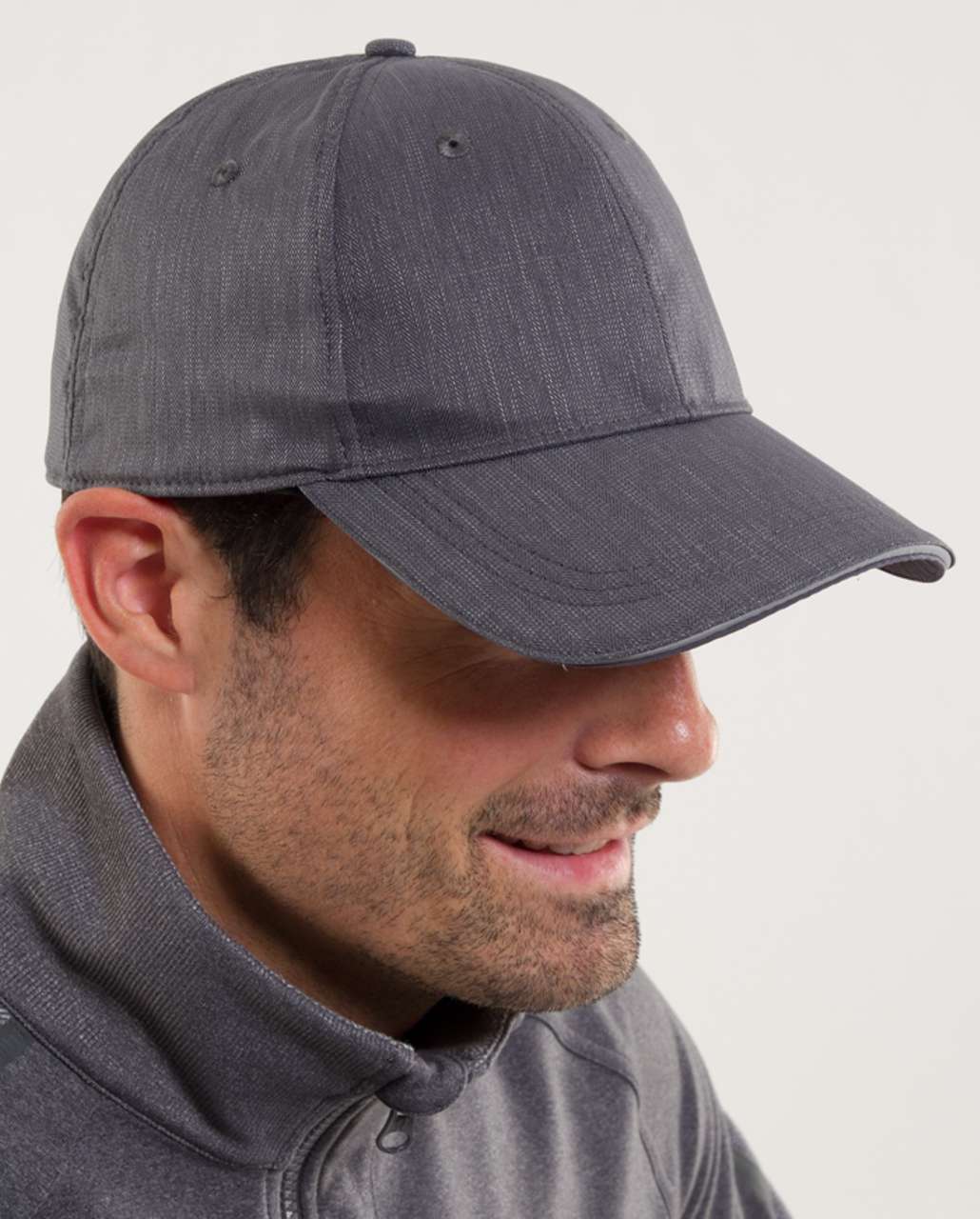 Lululemon Homerun Hat - Black Dark Slate Herringbone