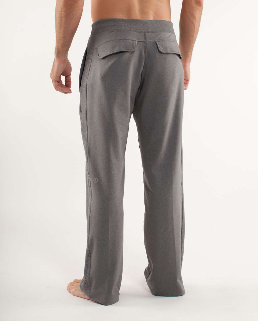Lululemon Athletica Men's Kung Fu Pants Pull On Yoga sweatpants Gray XL