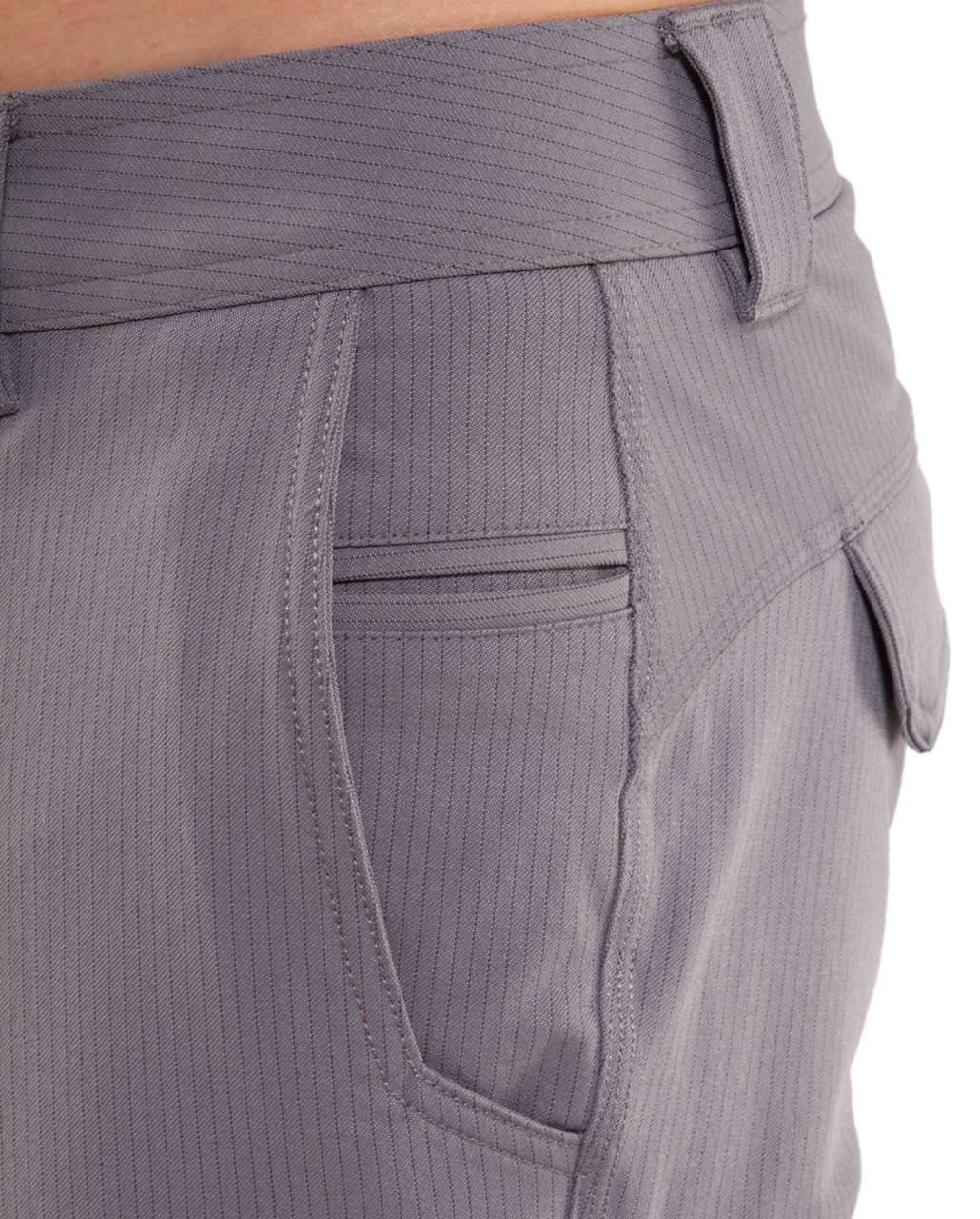 Lululemon Pants Mens 36 Grey Pinstriped Work to Play Flap Back Pockets  Comfort 