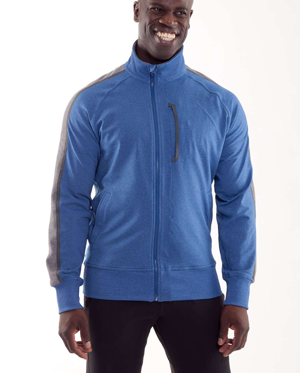 Lululemon Kung Fu Jacket II - Heathered Rugged Blue