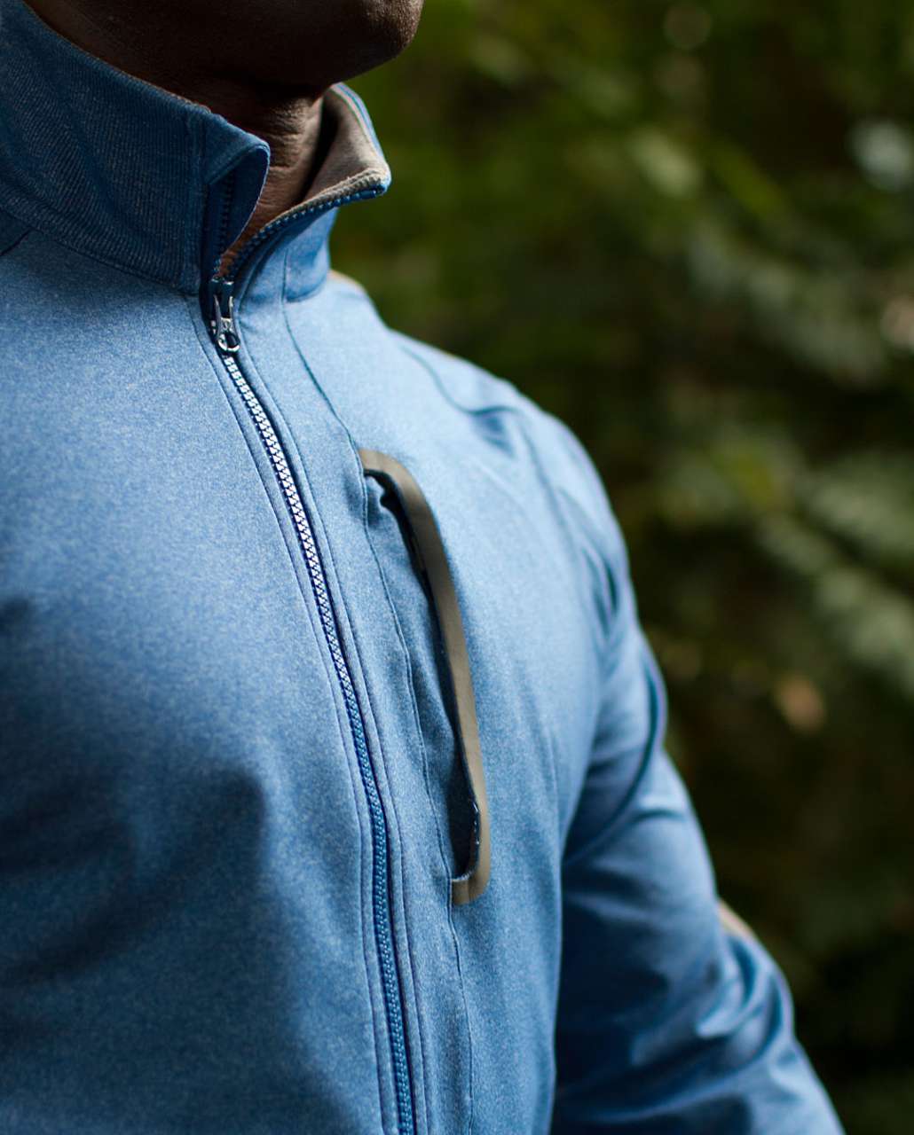 Lululemon Kung Fu Jacket II - Heathered Rugged Blue