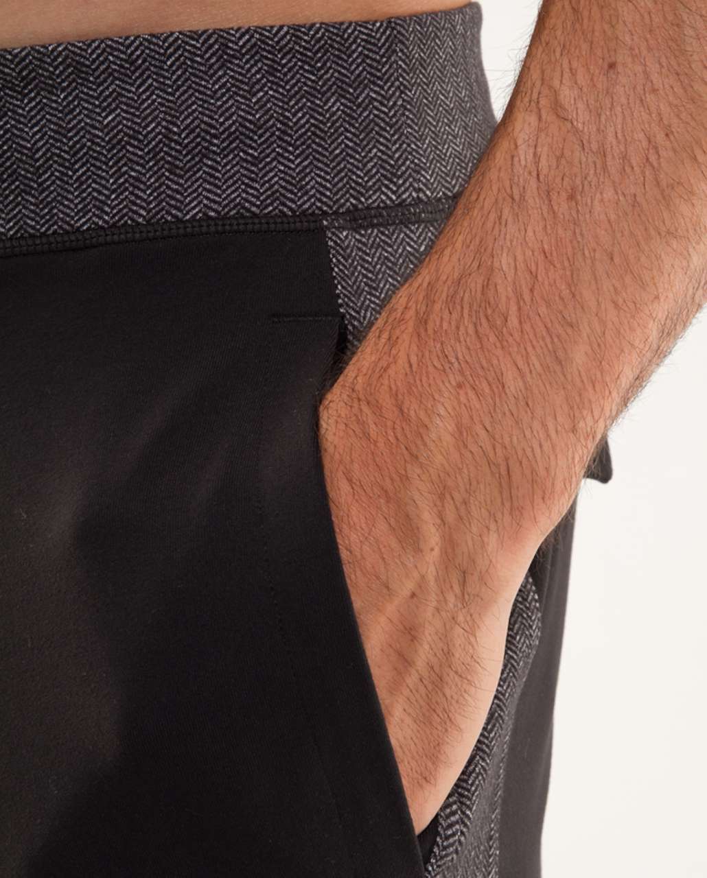 Lululemon Kung Fu Pant (Regular) - Black Herringbone