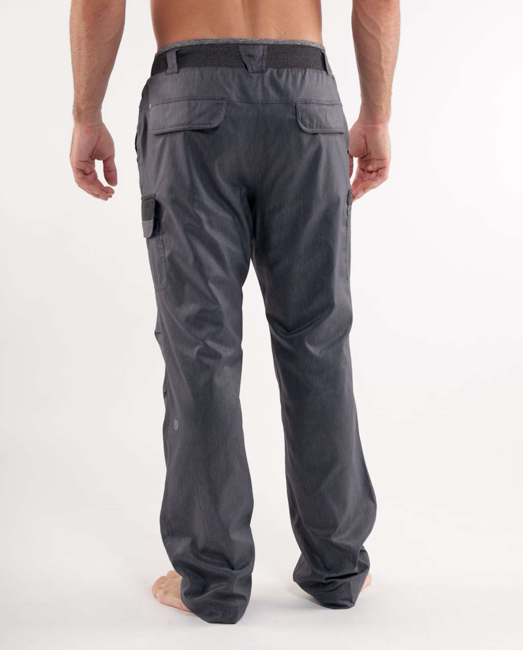 Lululemon Trek Pant *Lined - Black Dark Slate Herringbone